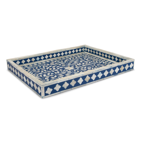 Blue Bone Inlay Tray